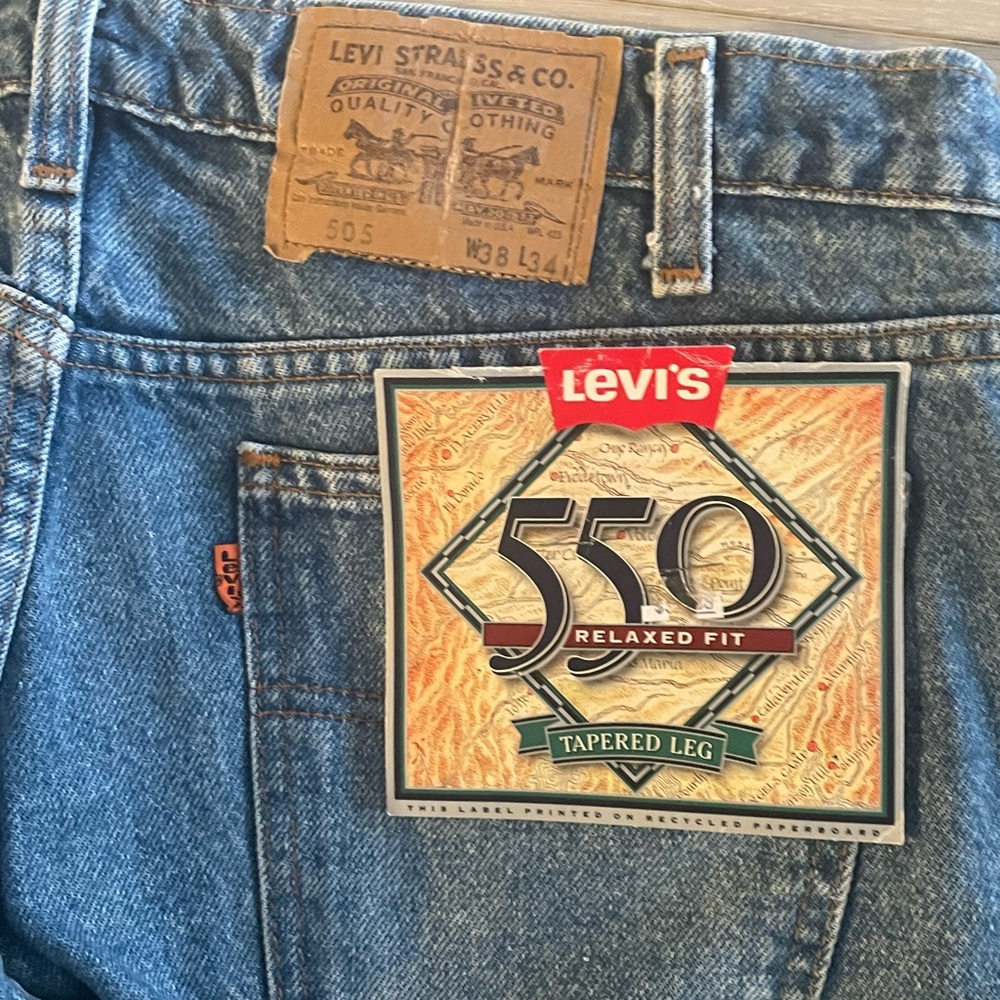 VINTAGE RARE ORANGE TAB LEVIS NEW WITH TAGS
